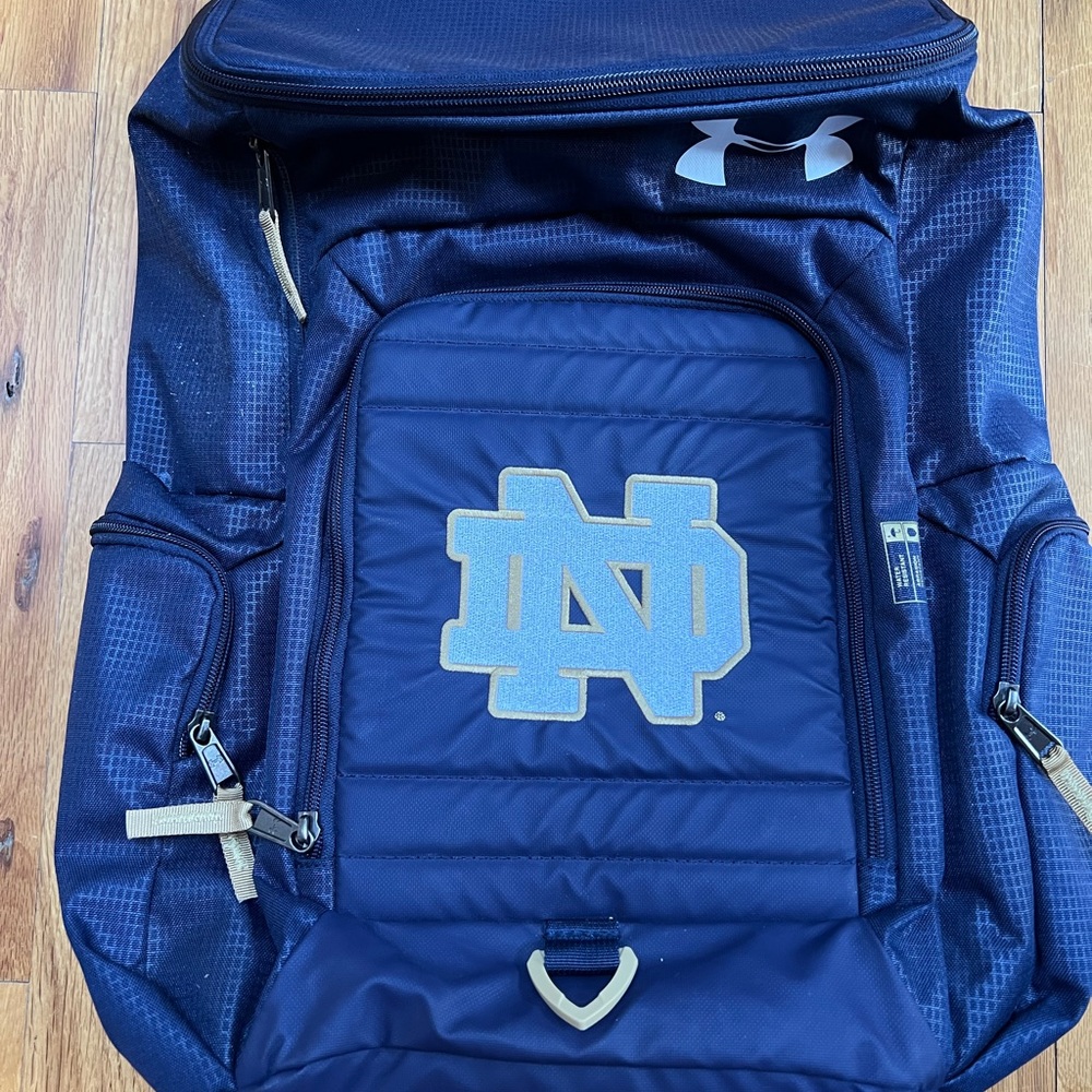 Notre Dame laptop backpack by under Armour